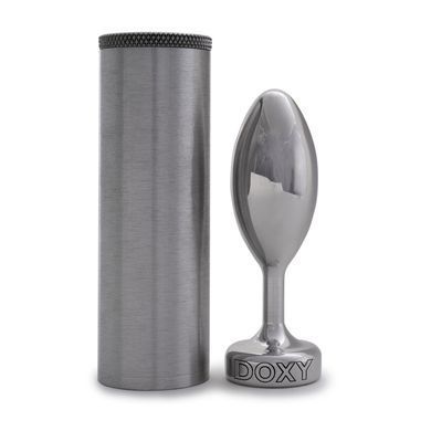 Металлическая анальная пробка DOXY Butt Plug SMOOTH, гладкая, диаметр 3,3 см SO8030 фото Купить   Doxy (Великобританія) 2 337 грн