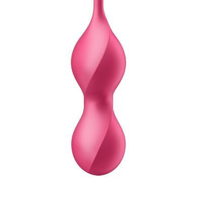 Вагинальные смарт-шарики с вибрацией Satisfyer Love Birds 2 Connect App Red, 86 г, пульт ДУ SX0571 фото Купить   Satisfyer (Німеччина) 2 540 грн