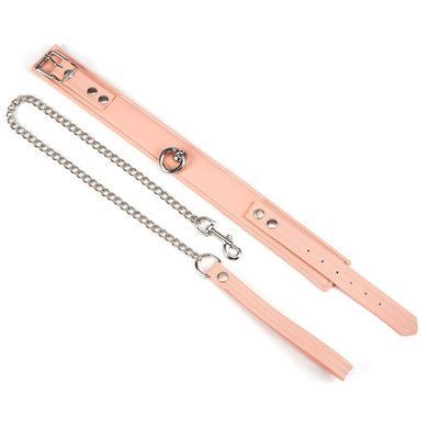 Ошейник с поводком Liebe Seele Dark Candy Pink Collar with Leash SX1659 фото Купить   Liebe Seele (Японія) 1 385 грн