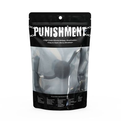 Кляп Punishment - Silicone Ball Gag - Black SX2233 фото Купити Кляп Punishment - Silicone Ball Gag - Black  Punishment (Канада) 923 грн