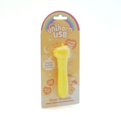 Вібратор-єдиноріжка Unihorn USB Bullet &ndash; Bean Blossom, віброкуля, USB-зарядка, 10 режимів SX2857 фото Купити Вібратор-єдиноріжка Unihorn USB Bullet &ndash; Bean Blossom, віброкуля, USB-зарядка, 10 режимів  Unihorn (Великобританія) 1 108 грн