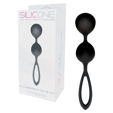 Вагінальні кульки Toyz4Lovers Blackberries Pussy, чорні, 17 &times; 3 см Toyz4lovers &mdash; фото