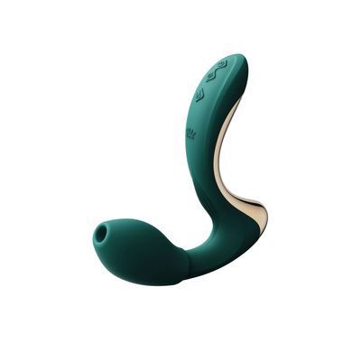 Вибратор-пульсатор с вакуумной насадкой Zalo &ndash; Talis G-Spot PulseWave Vibrator Turquoise Green SX0711 фото Купить   Zalo (США) 3 797 грн