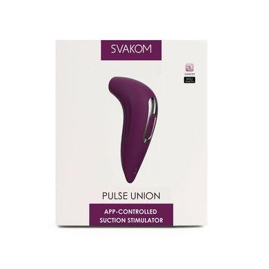 Вакуумний смарт стимулятор Svakom Pulse Union, інтенсивна стимуляція SO6373 фото Купити Вакуумний смарт стимулятор Svakom Pulse Union, інтенсивна стимуляція  Svakom (США) 3 289 грн