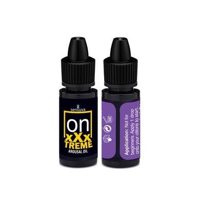Збуджувальні краплі для клітора Sensuva On xXxTREME Arousal Oil (5 мл) with Antidote (5 мл) + антидот SX1487 фото Купити Збуджувальні краплі для клітора Sensuva On xXxTREME Arousal Oil (5 мл) with Antidote (5 мл) + антидот  Sensuva (США) 1 136 грн