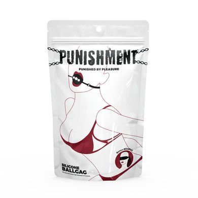 Кляп Punishment - Silicone Ball Gag - Black SX2233 фото Купити Кляп Punishment - Silicone Ball Gag - Black  Punishment (Канада) 923 грн