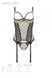 Корсет Passion MARINA CORSET, L/XL, beige, з відкритими чашками SO9726 фото 5