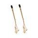 Затискачі для сосків Art of Sex - Nipple Clamps Golden Clover SO9844 фото 1