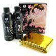 Гель для NURU-масажу Shunga Oriental Body-to-Body &ndash; Sparkling Strawberry Wine плюс простирадло