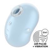 Вакуумный клиторальный стимулятор с вибрацией Satisfyer Cutie Ghost Blue SX0572 фото Купить   Satisfyer  1 631 грн