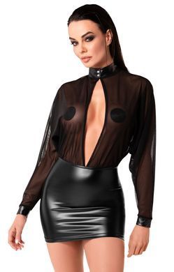 Сукня Noir Handmade F348 Powerwetlook and tulle dress - 3XL SX2094 фото Купити Сукня Noir Handmade F348 Powerwetlook and tulle dress - S  Noir Handmade (Польща) 3 372 грн