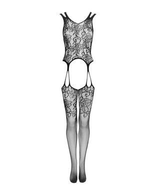 Бодістокінг Obsessive Bodystocking F237 S/M/L, рослинне плетіння, імітація панчіх SO7233 фото Купити Бодістокінг Obsessive Bodystocking F237 S/M/L, рослинне плетіння, імітація панчіх  Obsessive (Польща) 1 062 грн