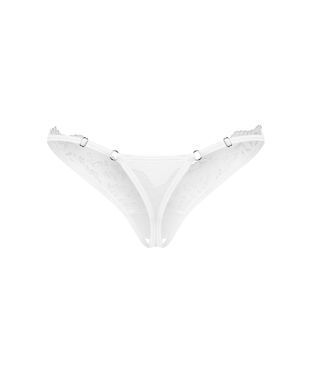 Трусики Obsessive Arrowel White crotchless thong S/M SX2591 фото Купити Трусики Obsessive Arrowel White crotchless thong S/M  Obsessive (Польща) 821 грн