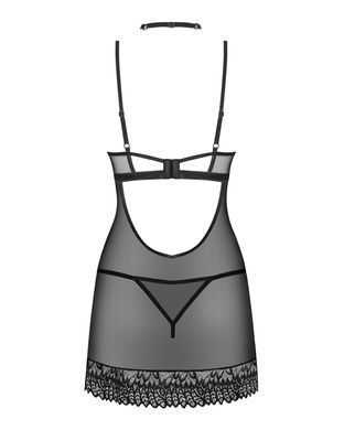Сорочка Obsessive Donarella chemise & thong XS/S SX1140 фото Купити Сорочка Obsessive Donarella chemise & thong XS/S  Obsessive (Польща) 1 884 грн