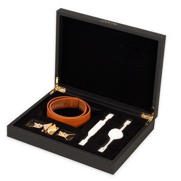 Кожаный кляп с 2-мя насадками LOCKINK Ball-Gag & Gag-bite Set - Brown SX0826 фото Купить   LOCKINK (Китай) 4 000 грн