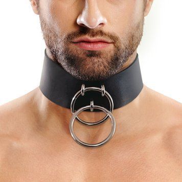 Мужской чокер из натуральной кожи Art of Sex - Zane Collar SO9980 фото Купить   Art of Sex  895 грн