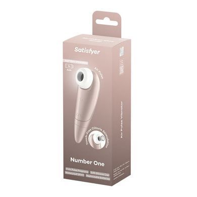 Вакуумний кліторальний стимулятор Satisfyer Number One на батарейках SO1644 фото Купити Вакуумний кліторальний стимулятор Satisfyer Number One на батарейках  Satisfyer  1 206 грн
