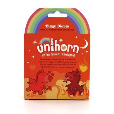 Вибратор-единорожка Unihorn - Blaze Diablo, ласкающий язычок SX2858 фото Купить   Unihorn (Великобританія) 2 217 грн
