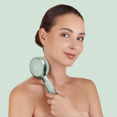 Звукова світлодіодна щітка для всього тіла GESKE Sonic LED Full-Body Brush&Intensive Exfoliator 9в1 green HB0387 фото Купити Звукова світлодіодна щітка для всього тіла GESKE Sonic LED Full-Body Brush&Intensive Exfoliator 9в1 green  GESKE 3 569 грн
