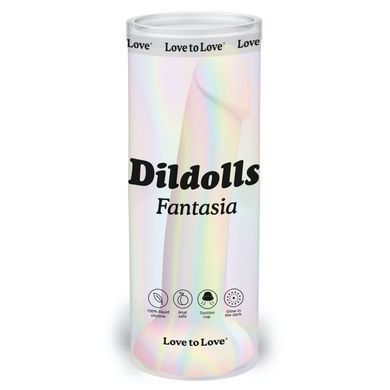Дилдо, светящийся в темноте Love To Love DILDOLLS - FANTASIA ультрамягкий SO5982 фото Купить   Love To Love (Франція) 1 903 грн