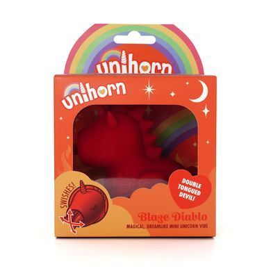 Вибратор-единорожка Unihorn - Blaze Diablo, ласкающий язычок SX2858 фото Купить   Unihorn (Великобританія) 2 217 грн