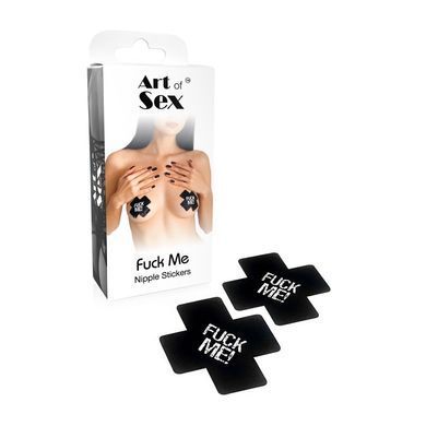 Пестисы на грудь Art of Sex - Fuck me, Черный SO7482 фото Купить   Art of Sex  119 грн