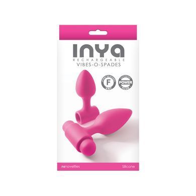 Анальная пробка с вибрацией NS Novelties INYA - Vibe-O-Spades -Pink SX4338 фото Купить Анальная пробка с вибрацией NS Novelties INYA - Vibe-O-Spades -Pink  NS Novelties (США) 1 799 грн