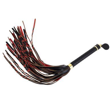 Флогер LOCKINK SEVANDA Red & Black Braided Tail Flogger, червоно-чорний, хвости з вузликами SX0876 фото Купити Флогер LOCKINK SEVANDA Red & Black Braided Tail Flogger, червоно-чорний, хвости з вузликами  LOCKINK (Китай) 1 339 грн