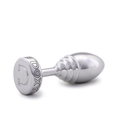 Металева анальна пробка DOXY Butt Plug RIBBED, ребриста, діаметр 3,3 см SO8031 фото Купити Металева анальна пробка DOXY Butt Plug RIBBED, ребриста, діаметр 3,3 см  Doxy (Великобританія) 2 337 грн