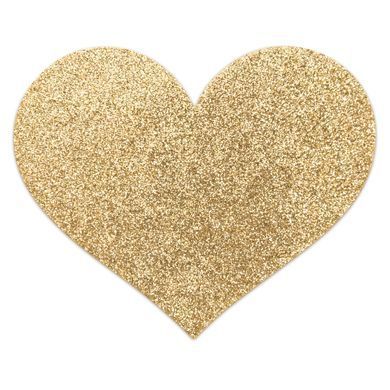 Пэстис - стикини Bijoux Indiscrets - Flash Heart Gold, наклеки на соски SO2338 фото Купить   Bijoux Indiscrets  443 грн