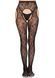 Колготки Leg Avenue Bloom Net Suspender Tights One Size Black &mdash; фото 4