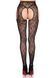 Колготки Leg Avenue Bloom Net Suspender Tights One Size Black &mdash; фото 2