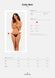 Прозрачные стринги с кружевом Obsessive Celia Noir thong XS/S SO7868 фото 7