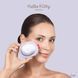 Електронна ультразвукова термощітка для обличчя GESKE Sonic Thermo Facial Brush 5в1 by Hello Kitty purple HB0244 фото 4