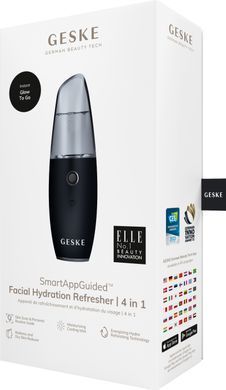Зволожувач для шкіри обличчя GESKE Facial Hydration Refresher 4 in 1 black HB0157 фото Купити Зволожувач для шкіри обличчя GESKE Facial Hydration Refresher 4 in 1 black  GESKE 1 279 грн