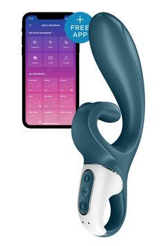 Смарт вібратор-кролик Satisfyer Hug Me Bluegrey, 2 мотори, діаметр 4,2см, широка кліторальна частина SO6273 фото Купити Смарт вібратор-кролик Satisfyer Hug Me Bluegrey, 2 мотори, діаметр 4,2см, широка кліторальна частина  Satisfyer (Німеччина) 2 540 грн