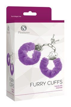 Наручники S Pleasures Furry Cuffs Purple з пухнастим оздобленням, 2 ключі в комплекті SX1642 фото Купити Наручники S Pleasures Furry Cuffs Purple з пухнастим оздобленням, 2 ключі в комплекті  S Pleasures (Іспанія) 600 грн