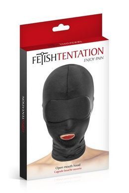 Капюшон для БДСМ с открытым ртом Fetish Tentation Open Mouth Hood SO3756 фото Купить   Fetish Tentation (Франція) 332 грн