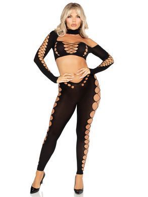 Комплект Leg Avenue Seamless Cut-Out Crop Top and Legging One Size Black SX2772 фото Купити Комплект Leg Avenue Seamless Cut-Out Crop Top and Legging One Size Black  Leg Avenue (США) 1 320 грн