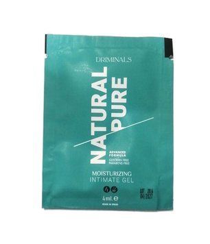 Пробник гель-лубриканту для чутливої шкіри Driminals Natural Pure (4 мл) SX0730 фото Купити Пробник гель-лубриканту для чутливої шкіри Driminals Natural Pure (4 мл)  Driminals (Естонія) 45 грн