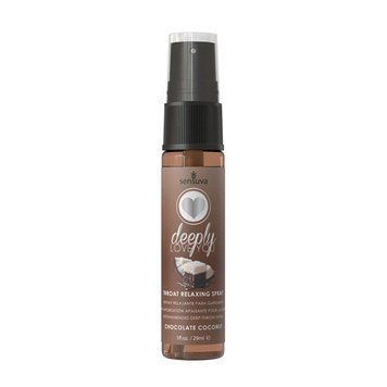 Спрей для минета Sensuva Deeply Love You Chocolate Coconut (29 мл) для глубокого минета SO3196 фото Купить   Sensuva (США) 711 грн