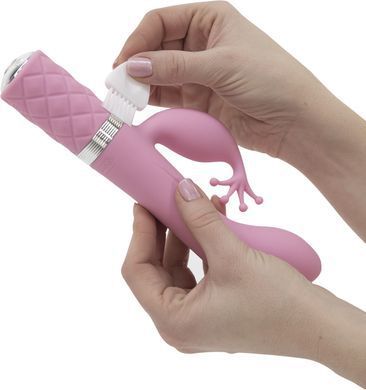 Розкішний вібратор-кролик Pillow Talk - Kinky Pink з кристалом Сваровські, потужний SO2715 фото Купити Розкішний вібратор-кролик Pillow Talk - Kinky Pink з кристалом Сваровські, потужний  Pillow Talk (Канада) 3 150 грн