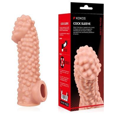 Насадка на член Kokos Cock Sleeve CS 004 M SX1457 фото Купити Насадка на член Kokos Cock Sleeve CS 004 M  Kokos (Південна Корея) 618 грн