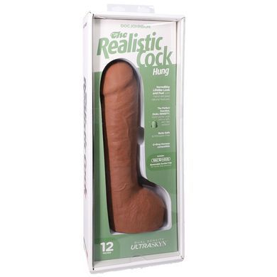 Фалоімітатор Doc Johnson The Realistic Cock ULTRASKYN - 12 Inch Hung with Balls Caramel SX4468 фото Купити Фалоімітатор Doc Johnson The Realistic Cock ULTRASKYN - 12 Inch Hung with Balls Caramel  Doc Johnson  5 269 грн