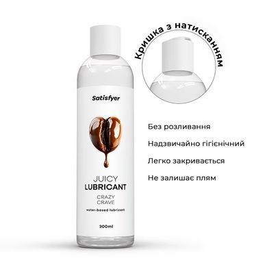 Лубрикант на водній основі Satisfyer Juicy Lubricant Crazy Crave water based 300 мл Satisfyer  &mdash; фото