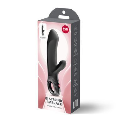 Пульсатор Fun Factory Bi Stronic Embrace Black SX4252 фото Купити Пульсатор Fun Factory Bi Stronic Embrace Black  Fun Factory  2 899 грн