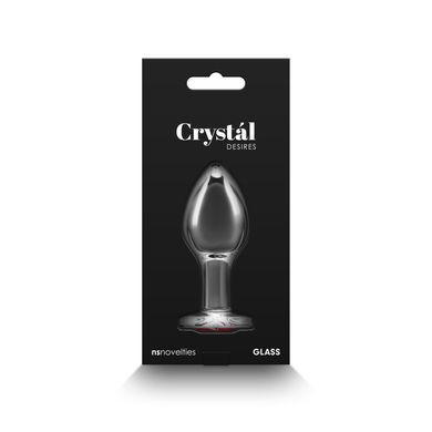 Скляна анальна пробка NS Novelties Crystal - Desires - Red Heart - Medium SX4353 фото Купити Скляна анальна пробка NS Novelties Crystal - Desires - Red Heart - Medium  NS Novelties (США) 594 грн