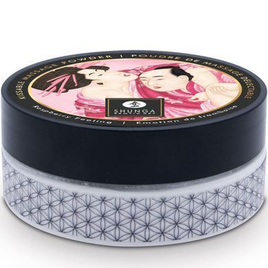 Смачна пудра для оральних пестощів Shunga Body Powder Raspberry feeling, 75 г, аромат малини SX0588 фото Купити Смачна пудра для оральних пестощів Shunga Body Powder Raspberry feeling, 75 г, аромат малини  Shunga (Канада) 1 283 грн