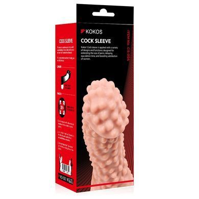 Насадка на член Kokos Cock Sleeve CS 004 M SX1457 фото Купити Насадка на член Kokos Cock Sleeve CS 004 M  Kokos (Південна Корея) 618 грн