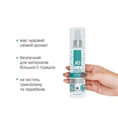 Засіб для чищення JO Fresh Scent Misting Toy Cleaner (120 мл) з ароматом свіжості SO2447 фото Купити Засіб для чищення JO Fresh Scent Misting Toy Cleaner (120 мл) з ароматом свіжості  JO (США) 461 грн